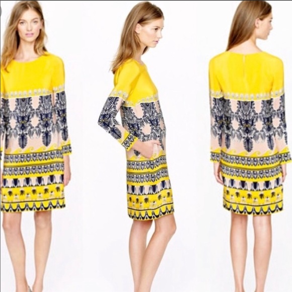 J. Crew scroll print dress - Picture 2 of 4